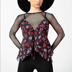 NWT~ Hellborn Blouse